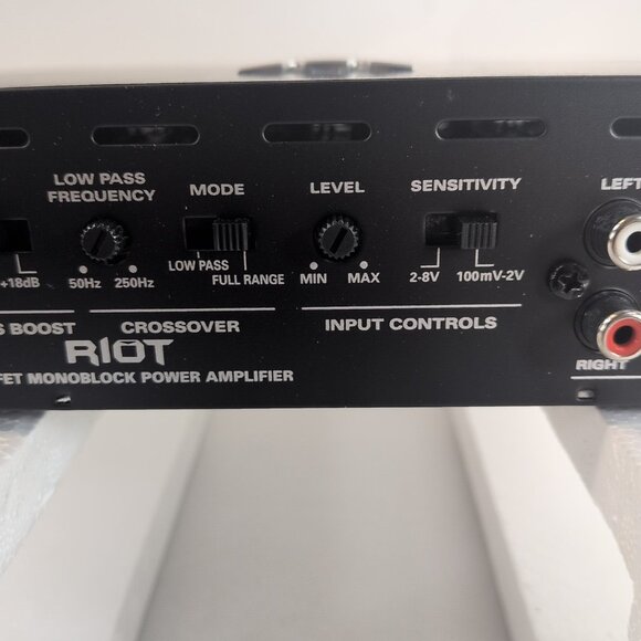 Boss Audio Systems R1100M Riot 1100 Watt Monoblock Power Amplifier NEW OPEN BOX - Picture 13 of 16
